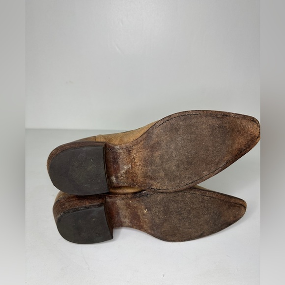 Women's‎ Justin Western Boot Distressed Tan BRL107 sz 10 B - Picture 3 of 10